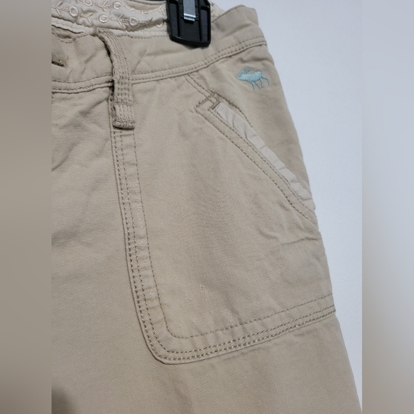 Vntg Abercrombie and Fitch Low-rise Y2K Pants Tan Size 4 - Picture 3 of 12